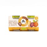 Omogeneizzato di Mela, Prugna e Biscotto Alce Nero 2x80G