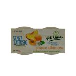 Yogurt Magro alla Pesca e Albicocca Senza Lattosio Più Bene 250 g