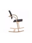 Sedia Ergonomica Actulum Balans Varier - Nero e Legno di Frassino
