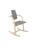Sedia Ergonomica Actulum Balans Varier - Grigio Scuro e Legno di Frassino