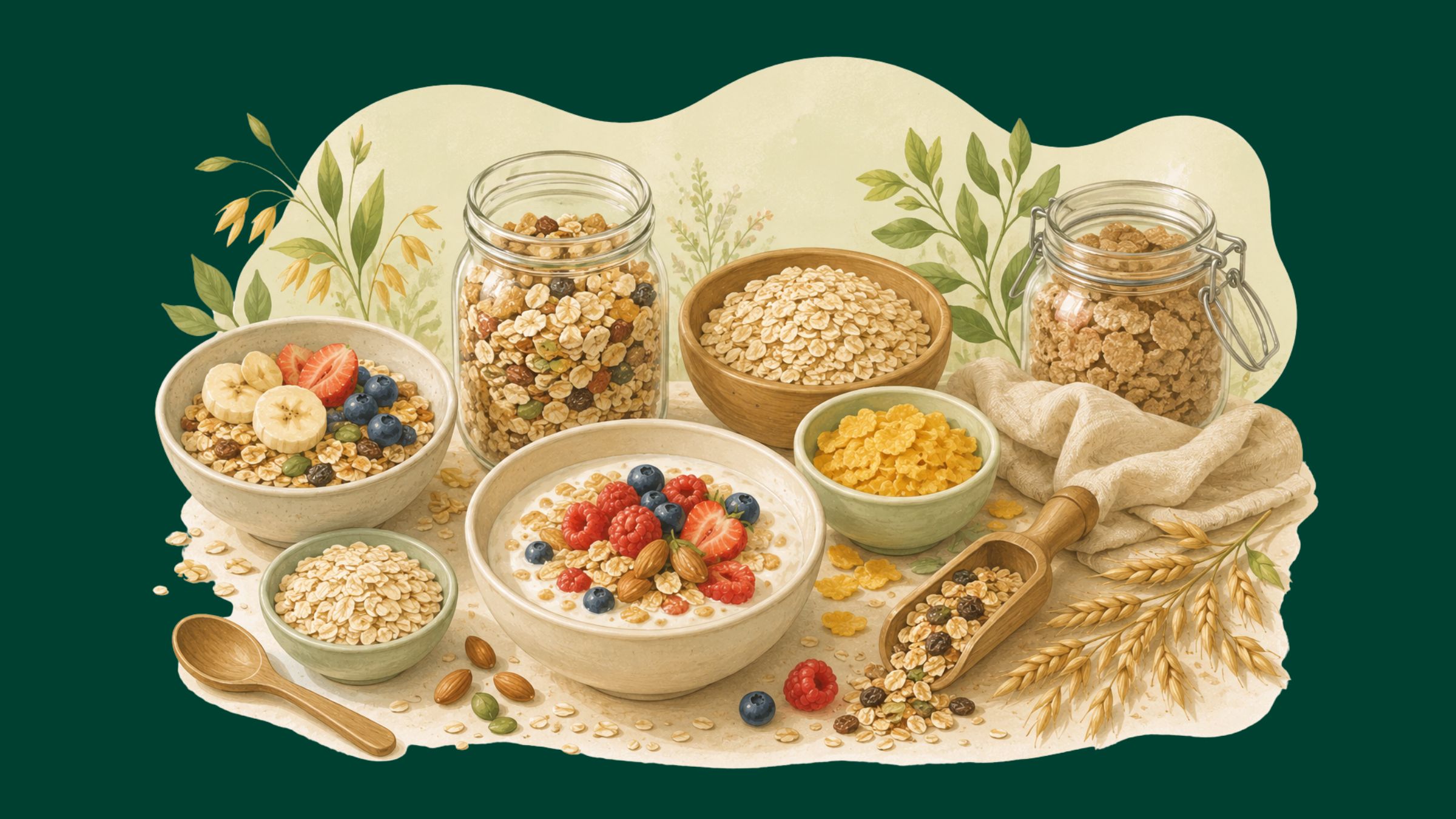 Fiocchi e muesli: come scegliere e utilizzare i cereali in cucina.