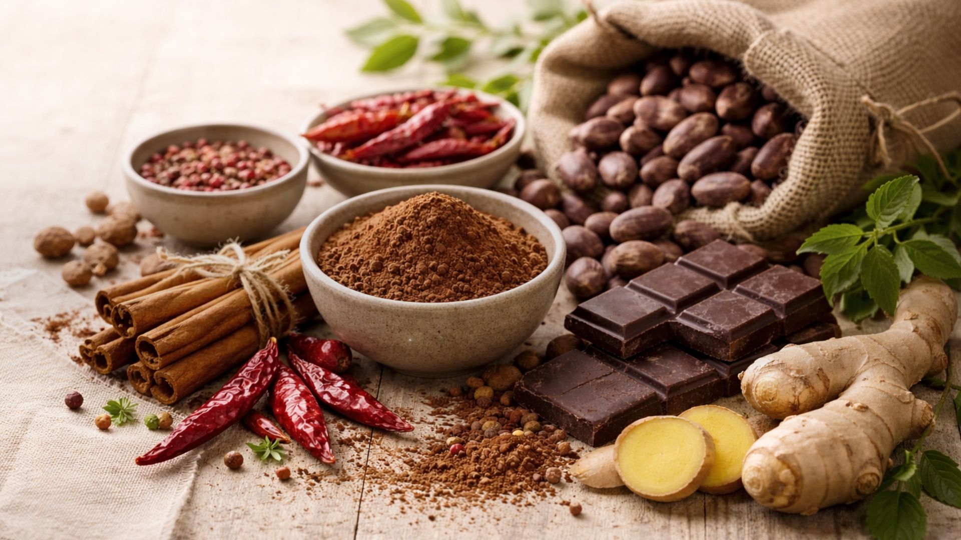 Piccoli ingredienti, grandi benefici: la forza di cacao e spezie. 